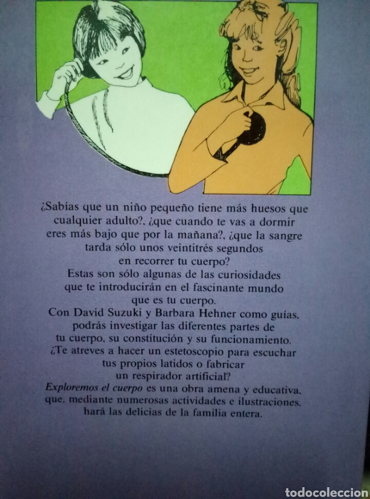 Libros: EXPLOREMOS EL CUERPO - David Suzuki, Barbara Hehner - Editorial Labor - 1988 - Foto 2