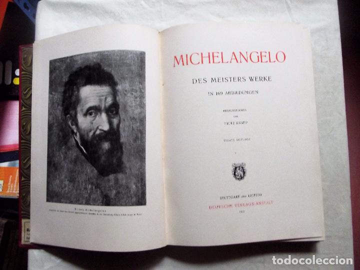 Libros: MICHELANGELO  DES MEISTERS WERKE  IN 169 ABBILDUNGEN - Foto 2
