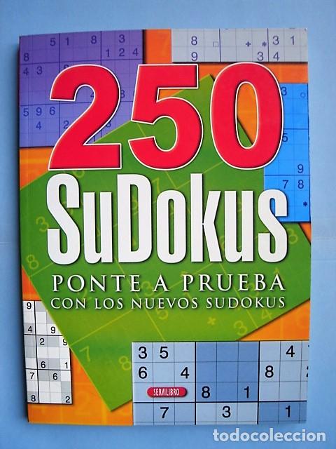 Libros: LIBRO 250 SUDOKUS. SERVILIBRO EDICIONES - Foto 1