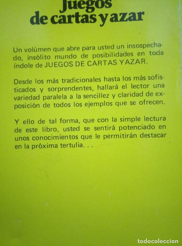 Libros: LIBRO JUEGOS DE CARTAS Y AZAR . REPOLLES - Foto 2