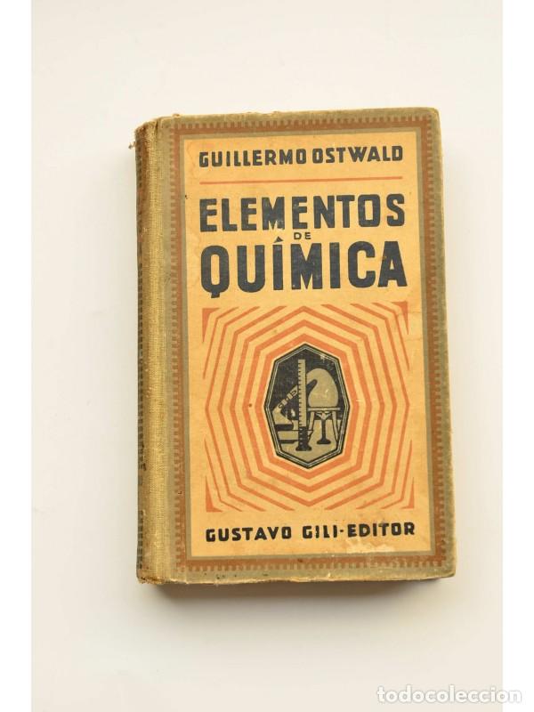 Libros: Elementos de qu&iacute;mica - OSTWALD, Guillermo - Foto 1
