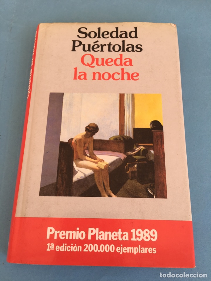 Libros: Libro. Soledad Pu&eacute;rtolas. Queda la noche. Premio planeta 1989. - Foto 1