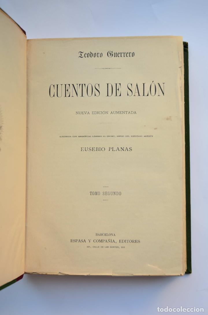 Libros: Cuentos de sal&oacute;n. Tomo Segundo - GUERRERO, Teodoro - Foto 3