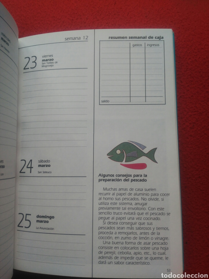 Libros: Agenda del ama de casa 1990 - Foto 3