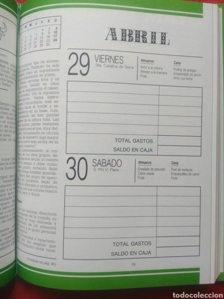 Libros: Agenda del ama de casa 1988 - Foto 3