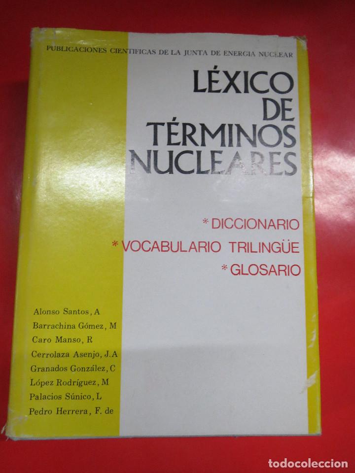 Libros: LEXICO DE TERMINOS NUCLEARES,JUNTA DE ENERGIA NUCLEAR. - Foto 1