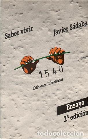Libros: Saber vivir - S&aacute;daba, Javier (1940- ) - Foto 1