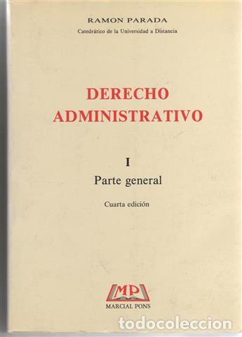 Libros: Derecho administrativo. Parte general. Tomo I - Parada, Ram&oacute;n - Foto 1