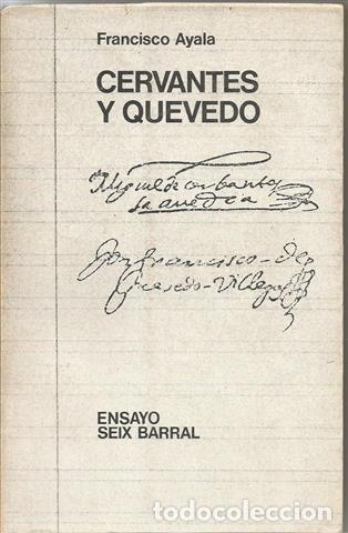 Libros: CERVANTES Y QUEVEDO - AYALA, Francisco - Foto 1