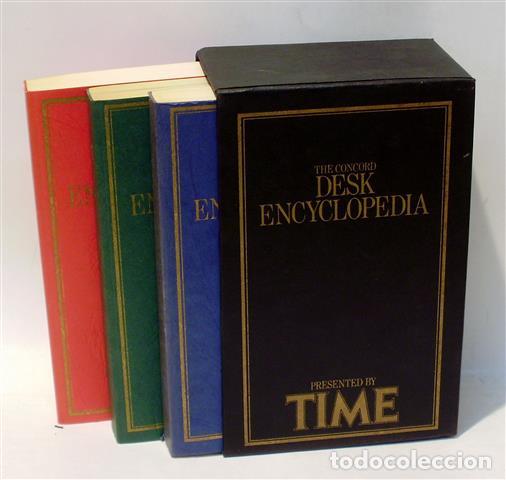 Libros: THE CONCORD DESK ENCYCLOPEDIA - Obra Completa (3 Tomos) - VV.AA - Foto 1