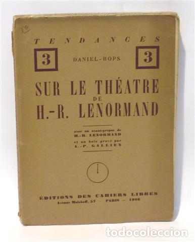 Libros: SUR LE TH&Eacute;ATRE DE H. -R. LENORMAND - ROPS, Daniel - Foto 1