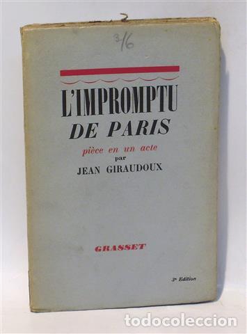 Libros: LIMPROMPTU DE PARIS - GIRAUDOUX, Jean - Foto 1