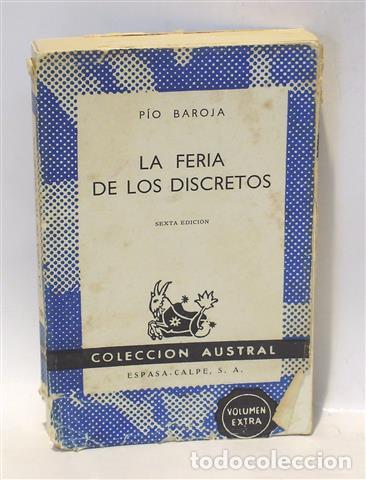 Libros: LA FERIA DE LOS DISCRETOS - BAROJA, P&iacute;o - Foto 1