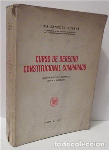 Libros: Curso de derecho constitucional comparado - S&aacute;nchez Agesta, Luis - Foto 1