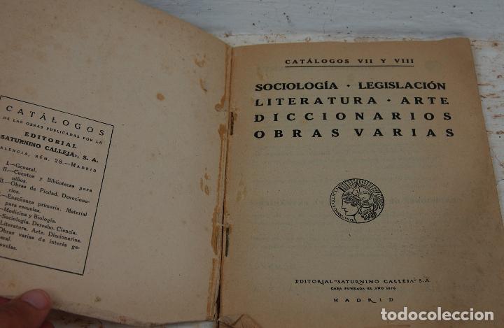 Libros: CATALOGO  VII Y VIII SATUNINO CALLEJA - Foto 3