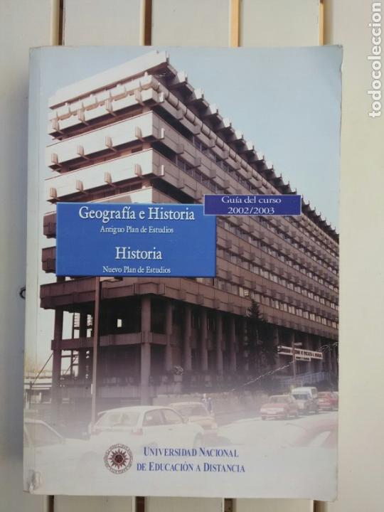 Libros: GEOGRAFIA E HISTORIA GUIA DEL CURSO 2002-2003 UNED - Foto 1