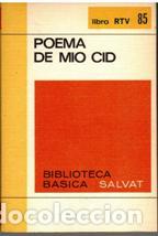 Libros: POEMA DE MIO CID - ANONIMO - Foto 1