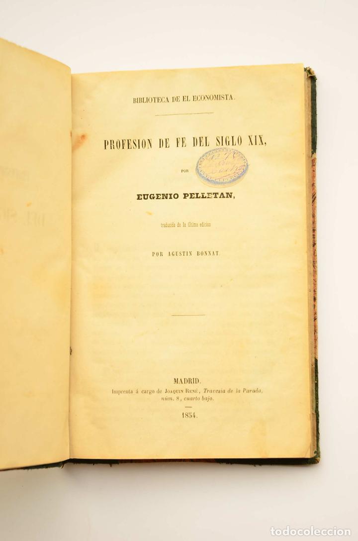 Libros: Profesi&oacute;n de fe del siglo XIX - PELLETAN, Eugenio - Foto 3