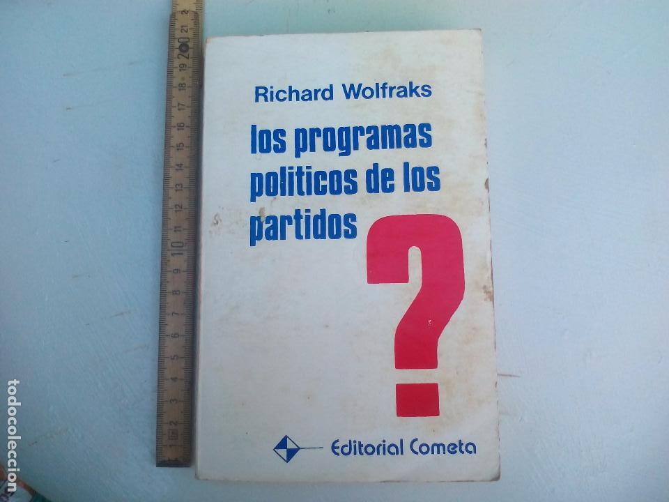 Libros: Los programas politicos de los partidos. ?. Editorial cometa. Libro en blanco. - Foto 1