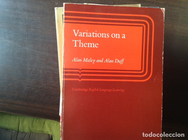 Libros: Variations on a theme. Alan Maley - Foto 1
