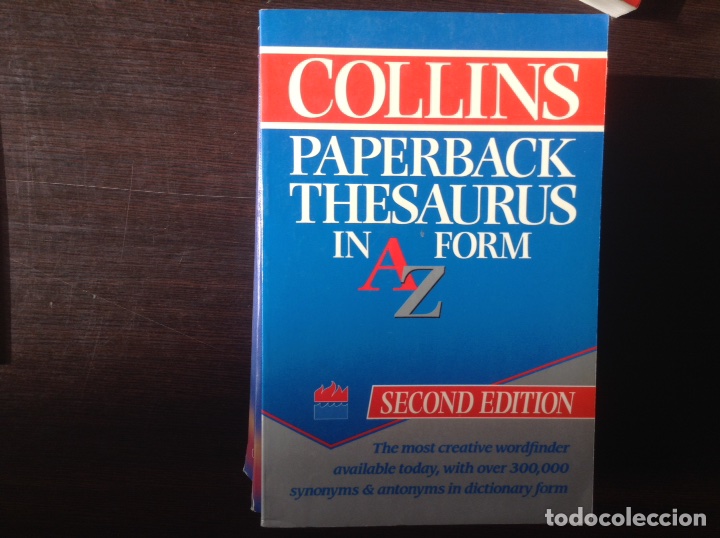 Libros: Paperback thesaurus in 17 from. Collins - Foto 1