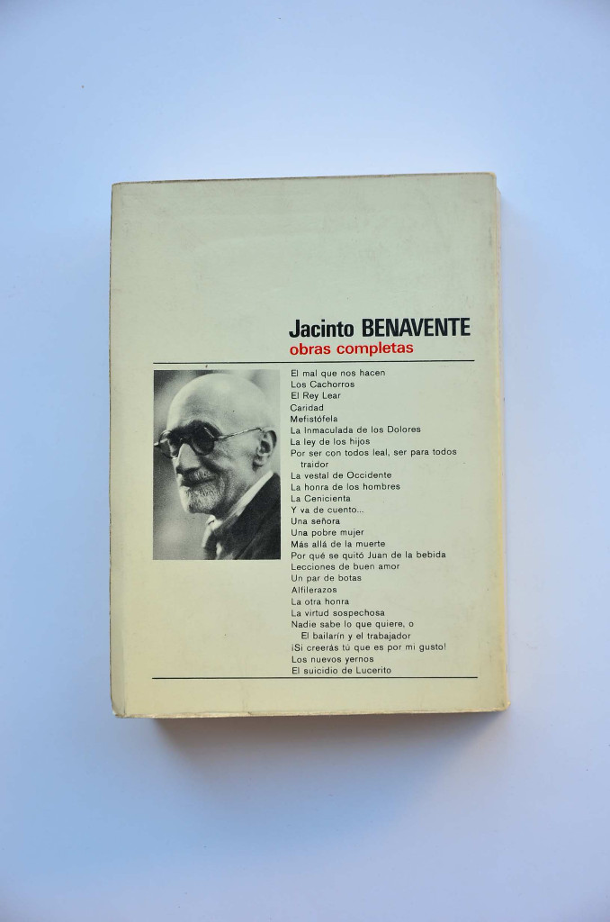 Libros: Jacinto Benavente. Tomo IV - BENAVENTE, Jacinto - Foto 3