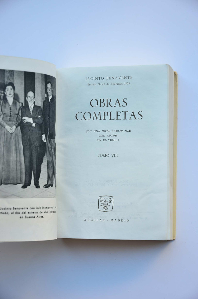 Libros: Jacinto Benavente. Tomo VIII - BENAVENTE, Jacinto - Foto 2
