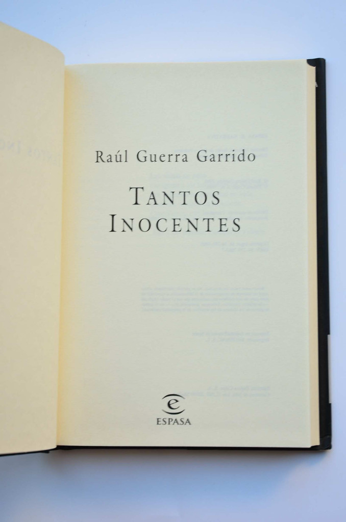 Libros: Tantos inocentes - GUERRA GARRIDO, Ra&uacute;l - Foto 3