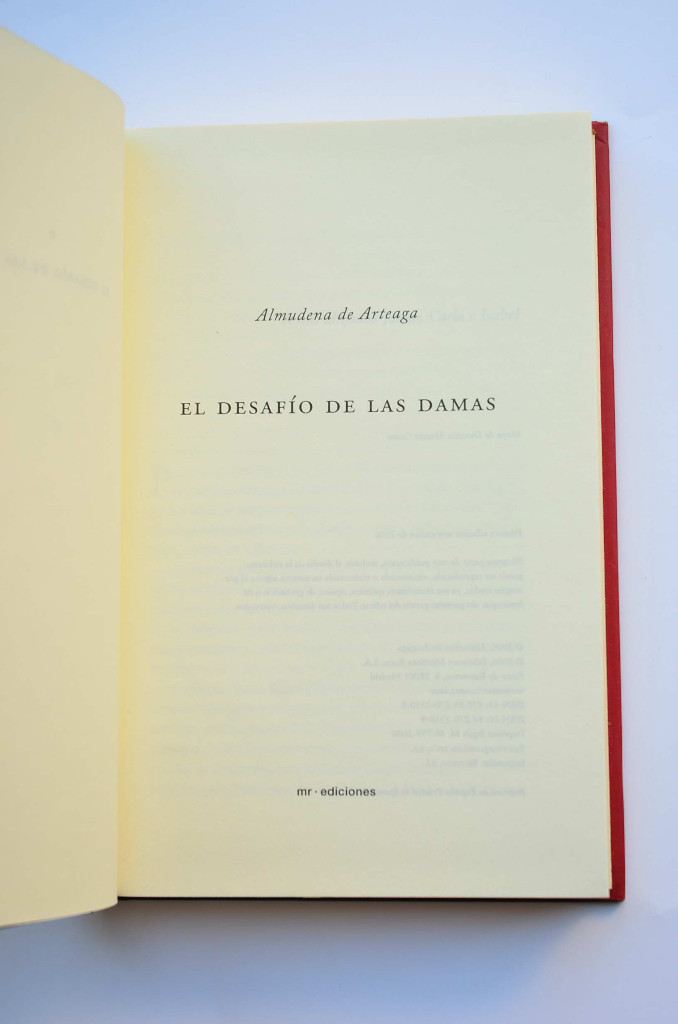 Libros: El desaf&iacute;o de las damas - ARTEAGA, Almudena de&nbsp; - Foto 3