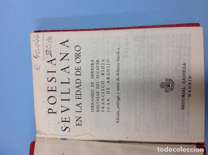 Libros: Poes&iacute;a sevillana en la edad de oro - Foto 2