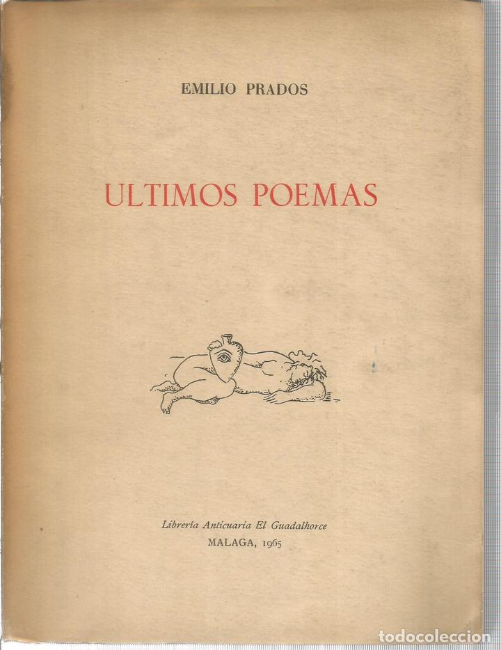 Libros: Ultimos poemas - PRADOS, EMILIO - Foto 1