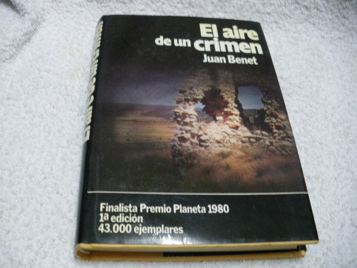 Libros: EL AIRE DE UN CRIMEN - Juan BENET - Foto 1