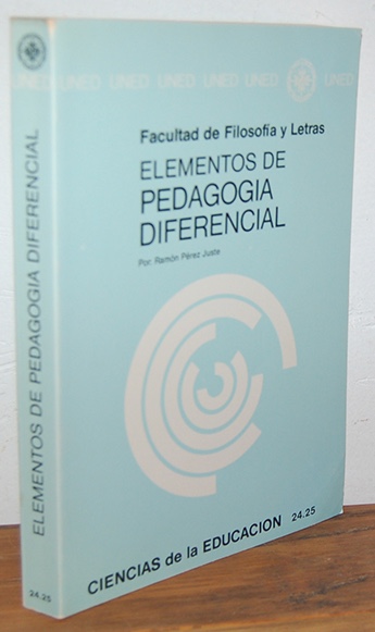 Libros: ELEMENTOS DE PEDAGOG&Iacute;A DIFERENCIAL - RAM&Oacute;N P&Eacute;REZ JUSTE - Foto 1