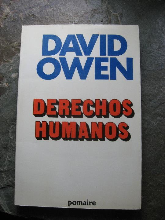 Libros: DERECHOS HUMANOS - David Owen - Foto 1