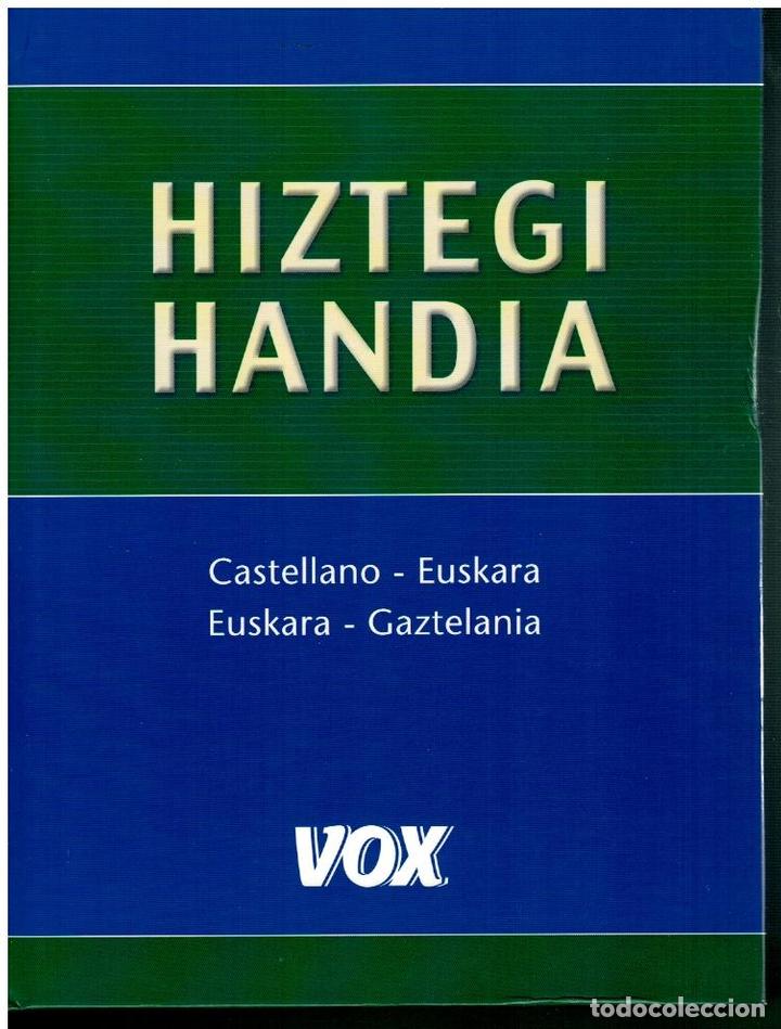 Libri di seconda mano: HIZTEGI HANDIA. Castellano-Euskara / Euskara-Gaztelania.