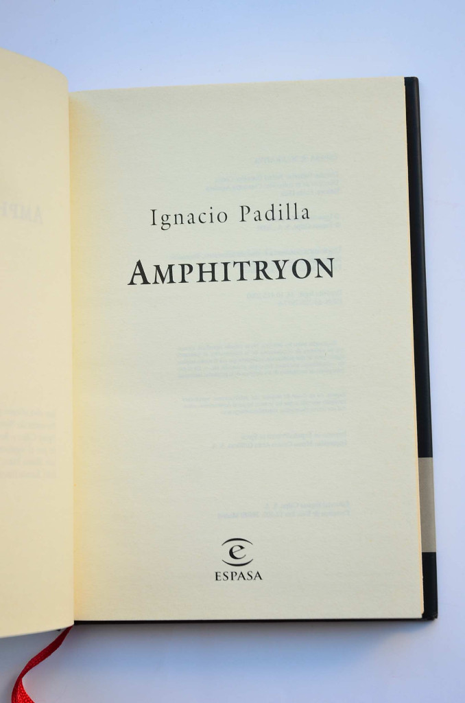 Libros: Amphitryon - PADILLA, Ignacio - Foto 3