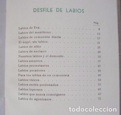 Libros: Labios (Poemas eucar&iacute;sticos) - CU&Eacute; ROMANO, Ram&oacute;n (S.J.) 1958. Dedicado - Foto 3