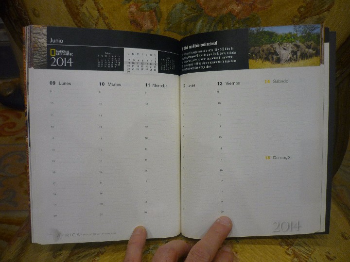 Libros: AGENDA NATIONAL GEOGRAPHIC 2.014. ILUSTRADA. - Foto 5