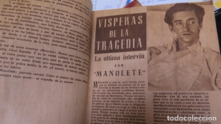 Libros: VIDA TRIUNFO Y MUERTE DE MANOLETE - Foto 3
