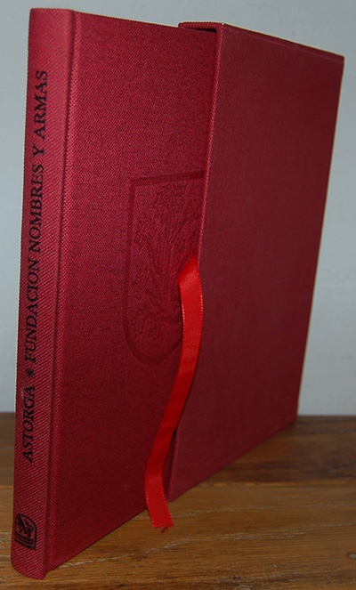 Libros: FUNDACI&Oacute;N, NOMBRES Y ARMAS DE LA CIUDAD DE ASTORGA - PEDRO DE JUNCO - Foto 2