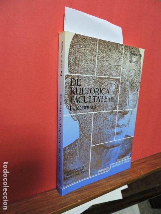 Libros: De rhetorica facultae (I). DE ALC&Aacute;ZAR, Bartolom&eacute;. Granada 1994 - Foto 1