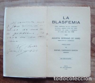 Libros: La blasfemia - SERRANO DE HARO, Agust&iacute;n - Foto 2