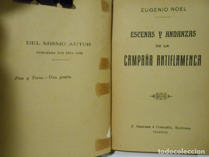 Libros: NOEL, Eugenio.- - Escenas y Andanzas de la Campa&ntilde;a Antiflamenca. - Foto 1