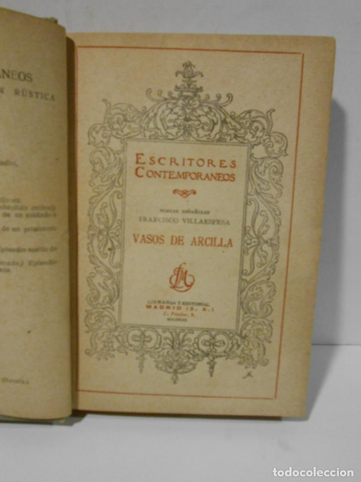 Libros: VILLAESPESA, Francisco.- - Vasos de Arcilla. - Foto 1