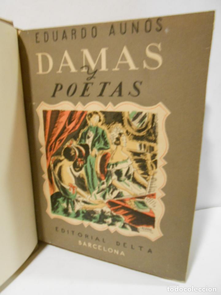 Libros: AUN&Oacute;S, Eduardo.- - Damas y Poetas. - Foto 1