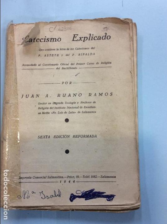 Catecismo explicado Astete Ripalda