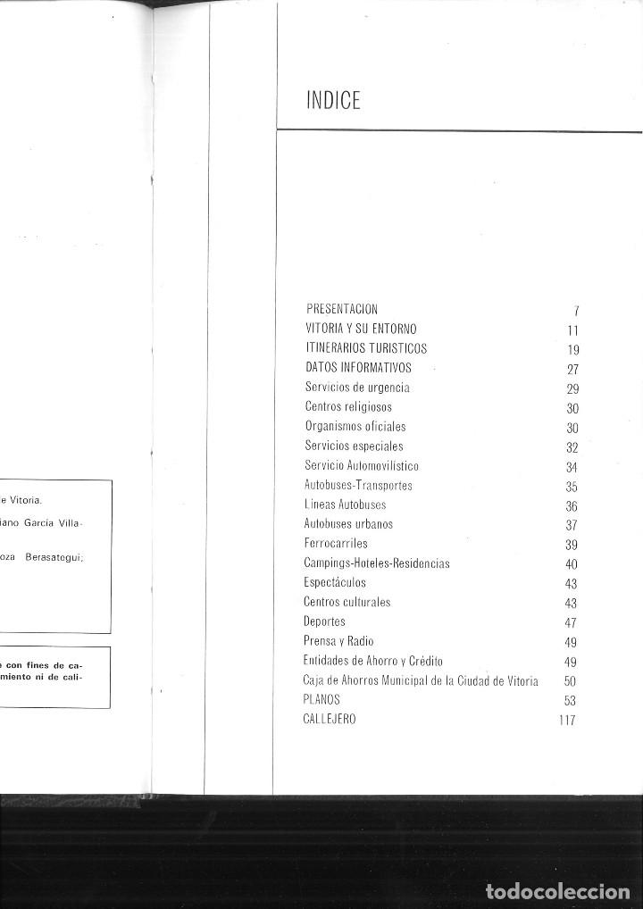 Libros: PLANO Y GU&Iacute;A DE VITORIA. Varios - Foto 2
