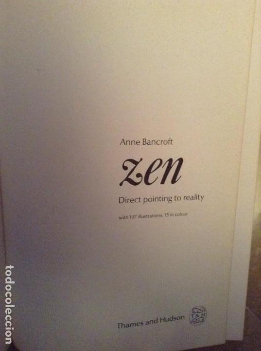 Libros: ZEN. DIRECT POINTING TO REALITY (ANNE BANCROFT) - Foto 3