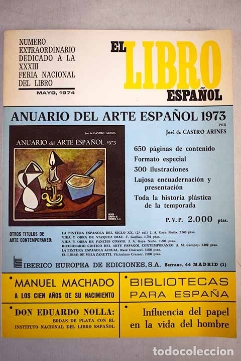 Libros: El Libro Espa&ntilde;ol.- - Foto 1