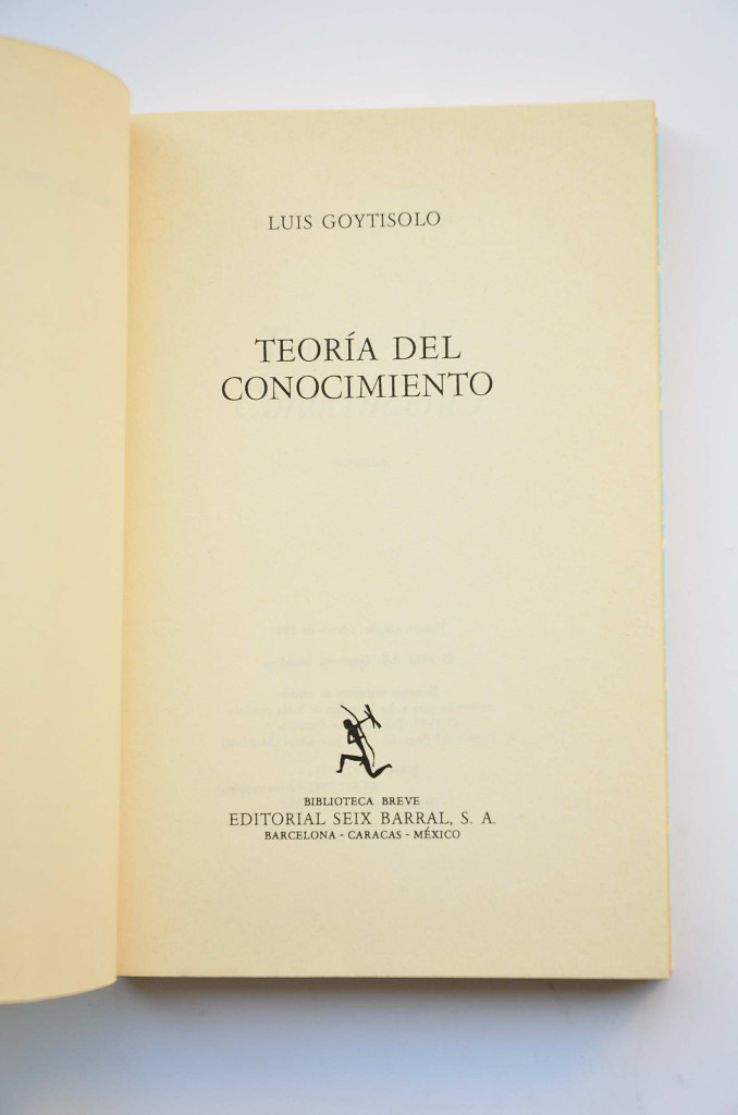 Libros: Teor&iacute;a del conocimiento - GOYTISOLO, Luis - Foto 2